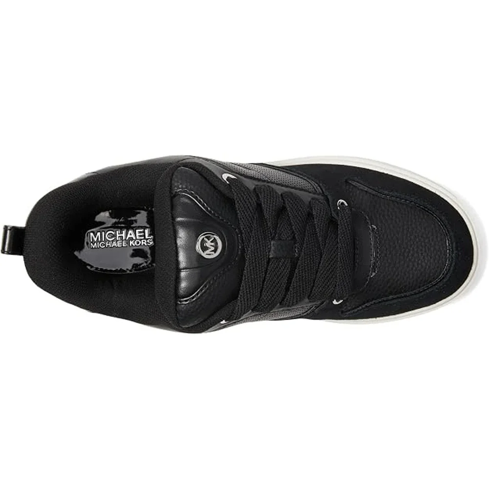 Michael Kors Rumi Leather Metallic Platform shoes sneakers size 10 M